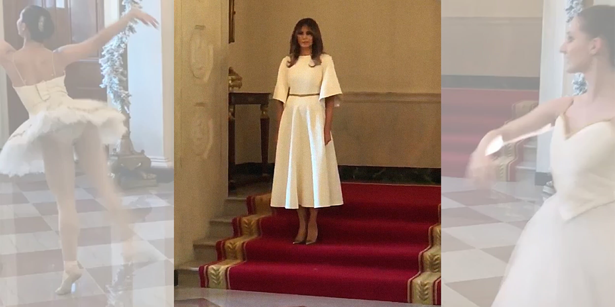 Melania Trump and ballerinas