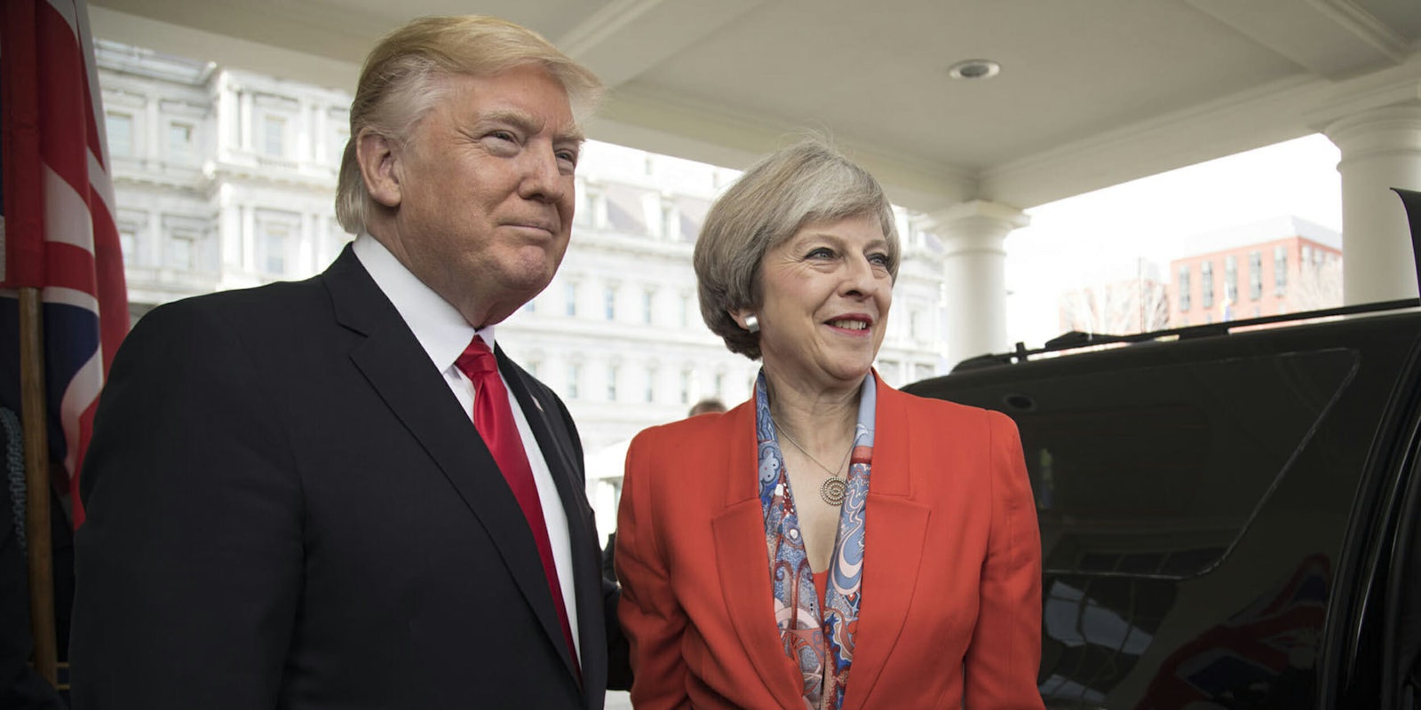 Donald Trump tagged the wrong Theresa May on Twitter while responding to her criticism of him retweeting anti-Muslim propaganda from a far-right group.