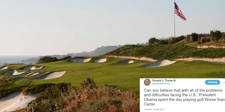 Donald Trump golf presidency