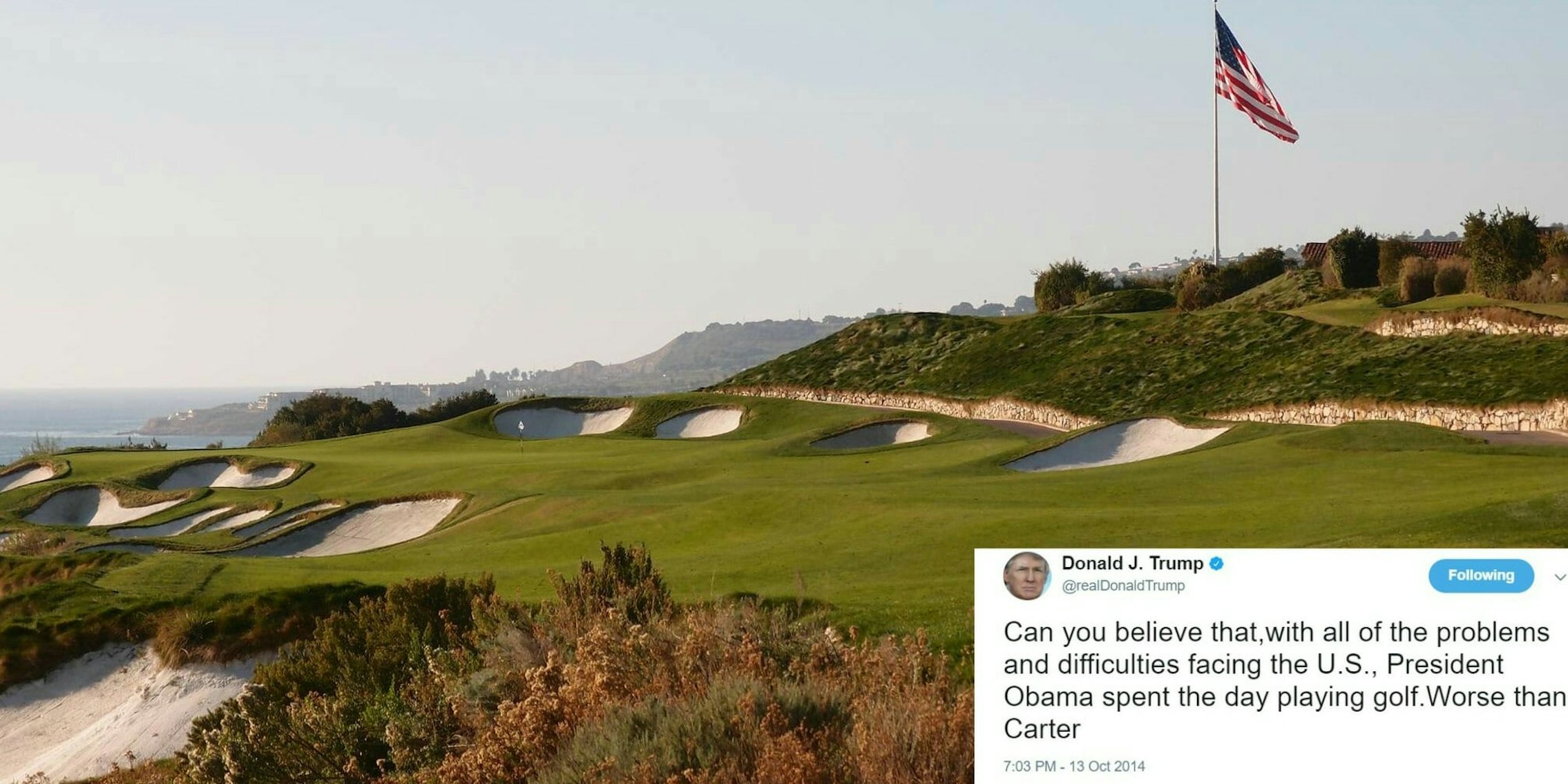 Donald Trump golf presidency