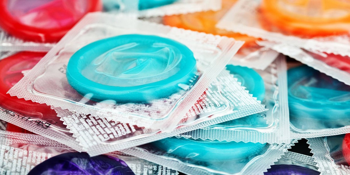 pile of condoms