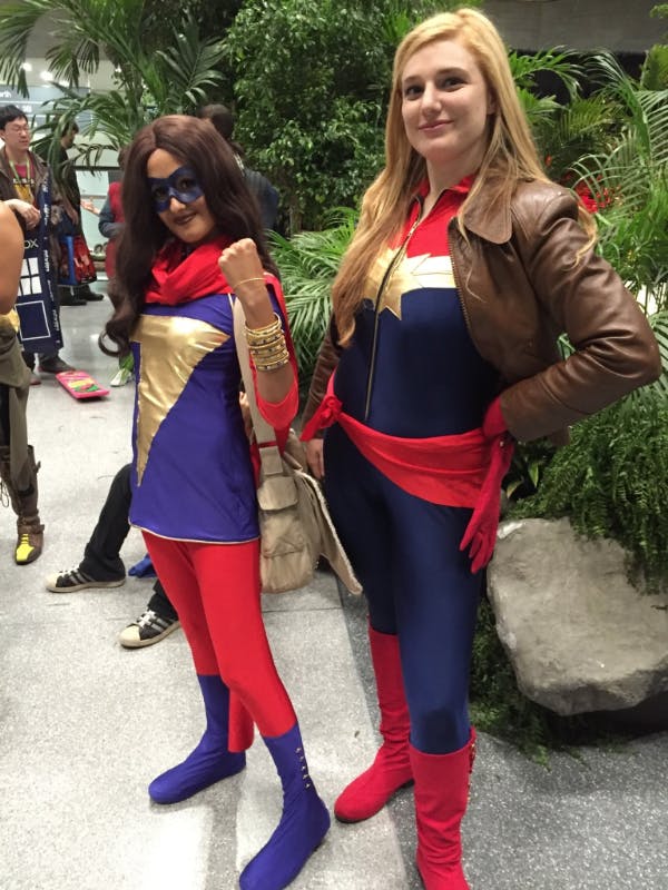 Ms. Marvel and Captain Marvel