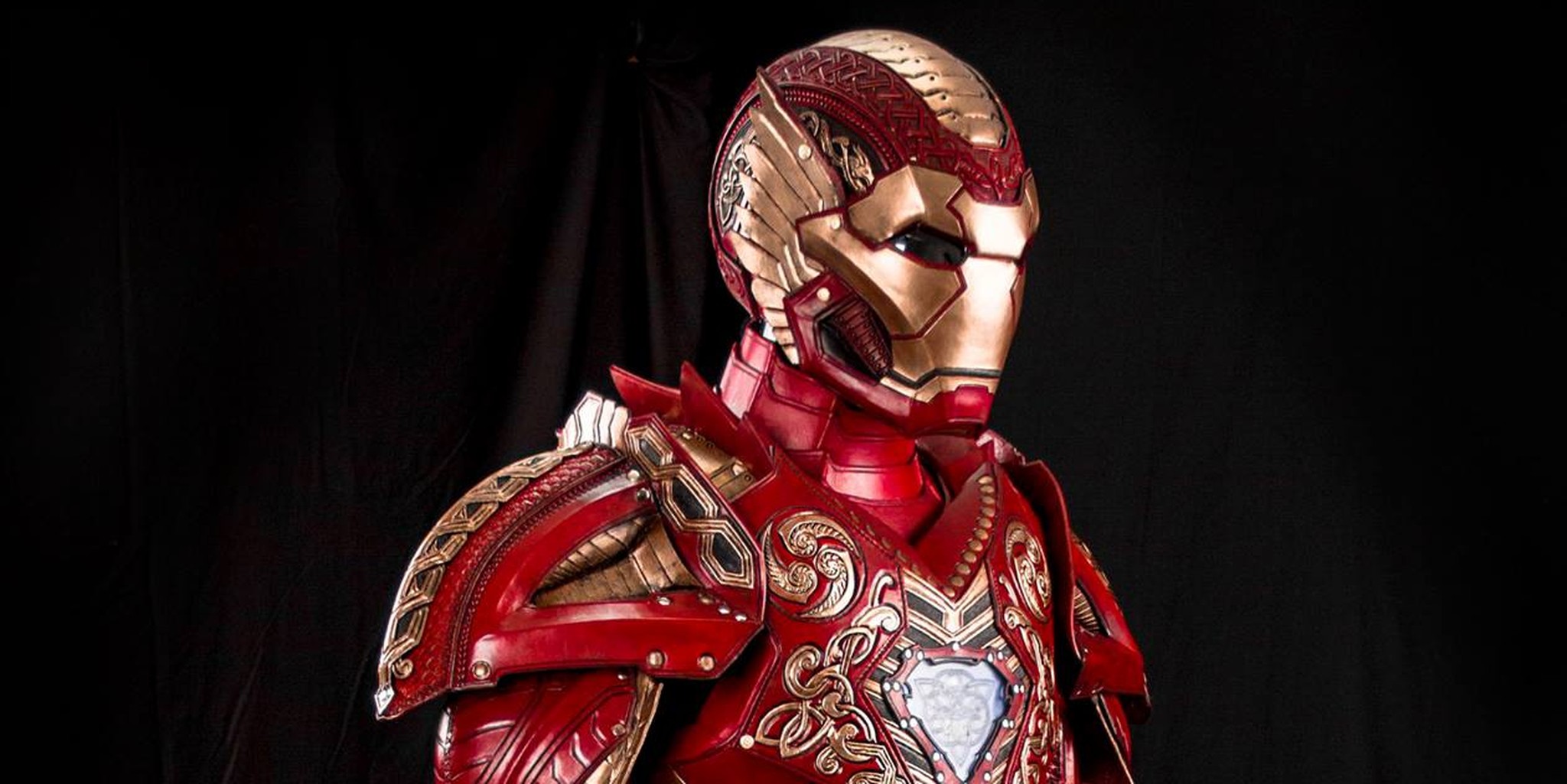 leather iron man armor