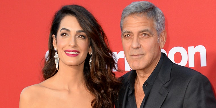 Amal and George Clooney