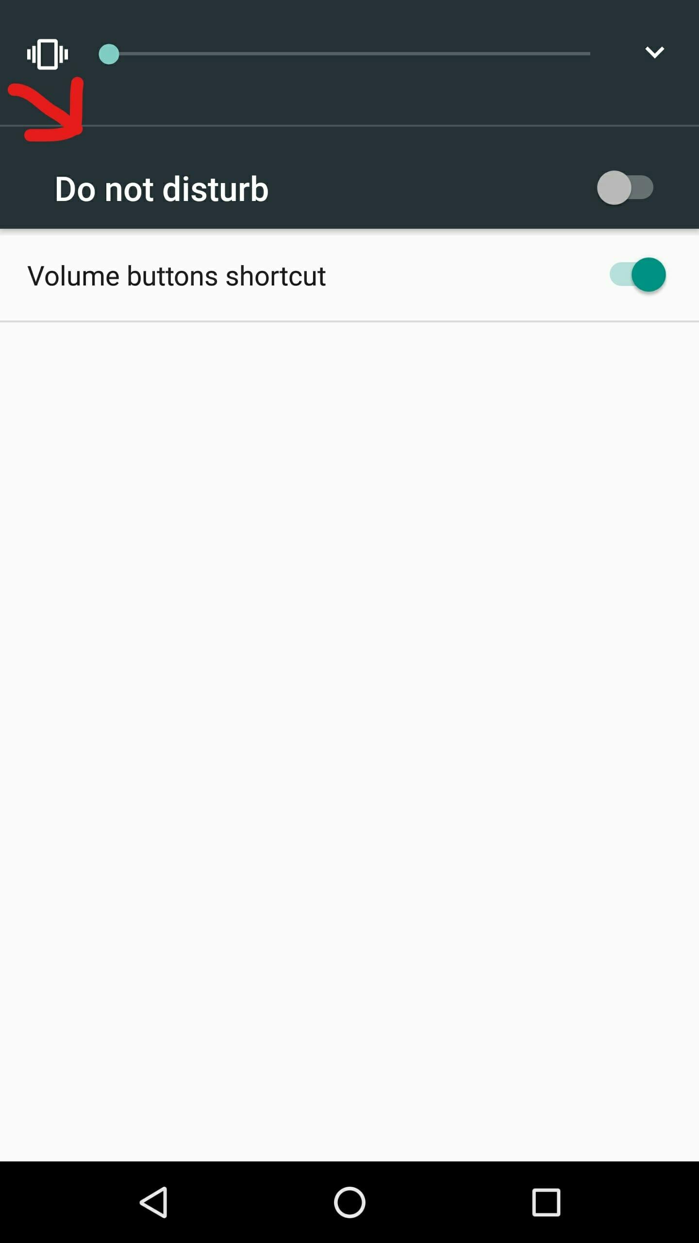android : do not disturb volume