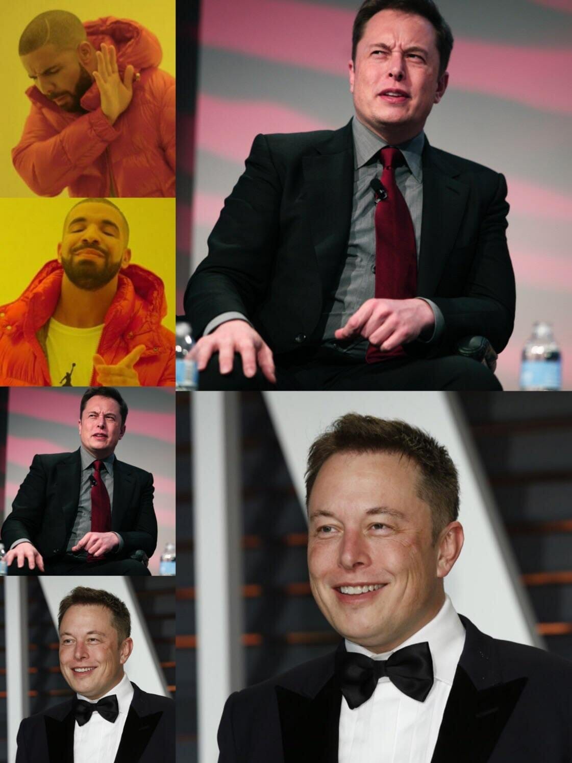 elon musk and drake meta-meme