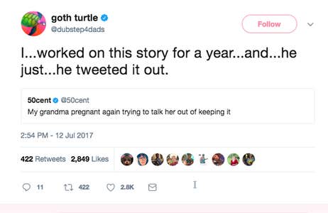 he just tweeted it out