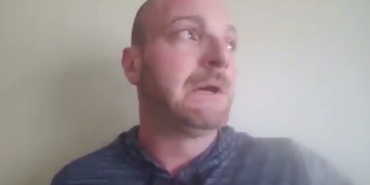 Christopher Cantwell, a white supremacist who went to Charlottesville, made an emotional video.
