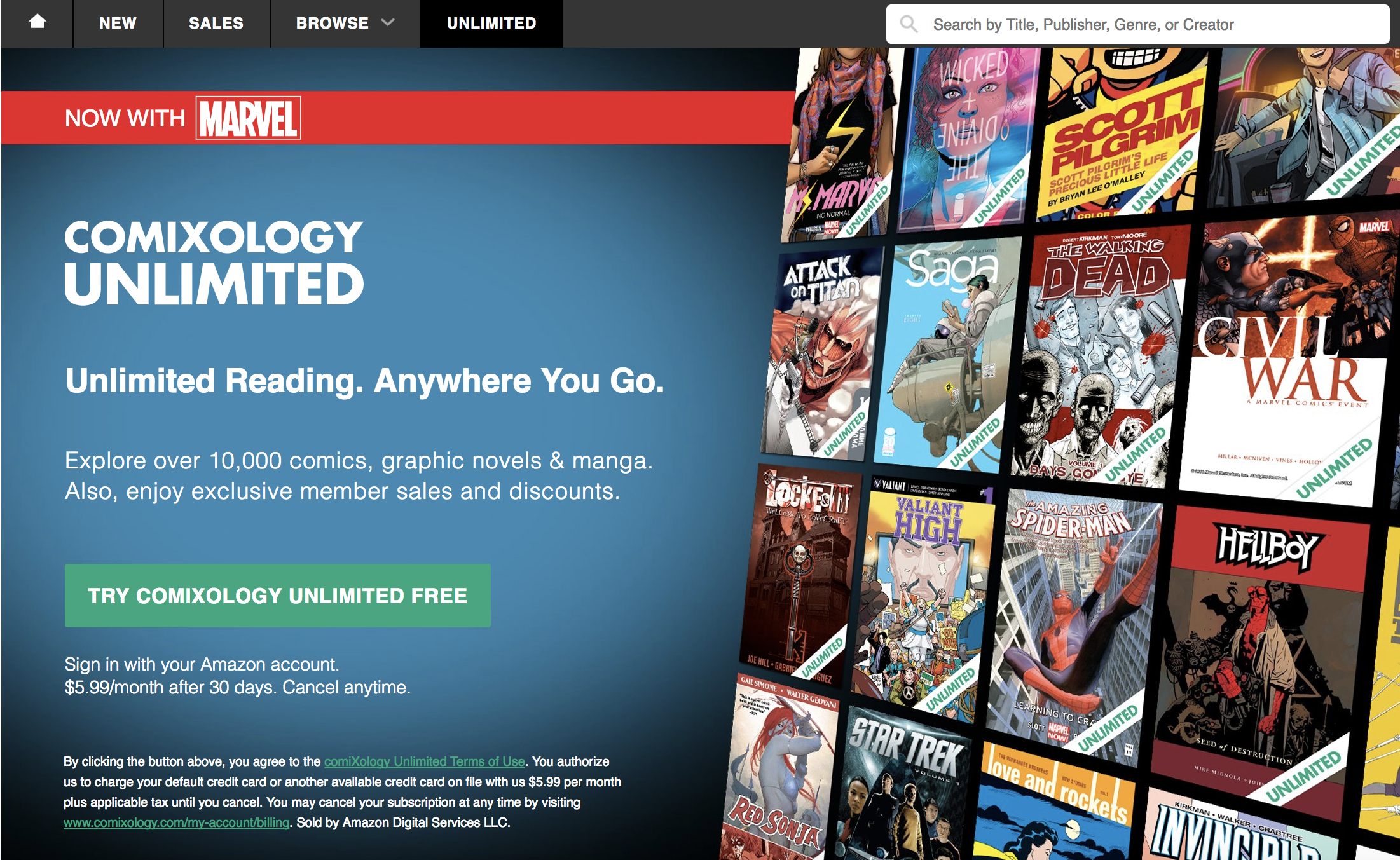 comixology unlimited