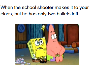 spongebob and patrick want to die