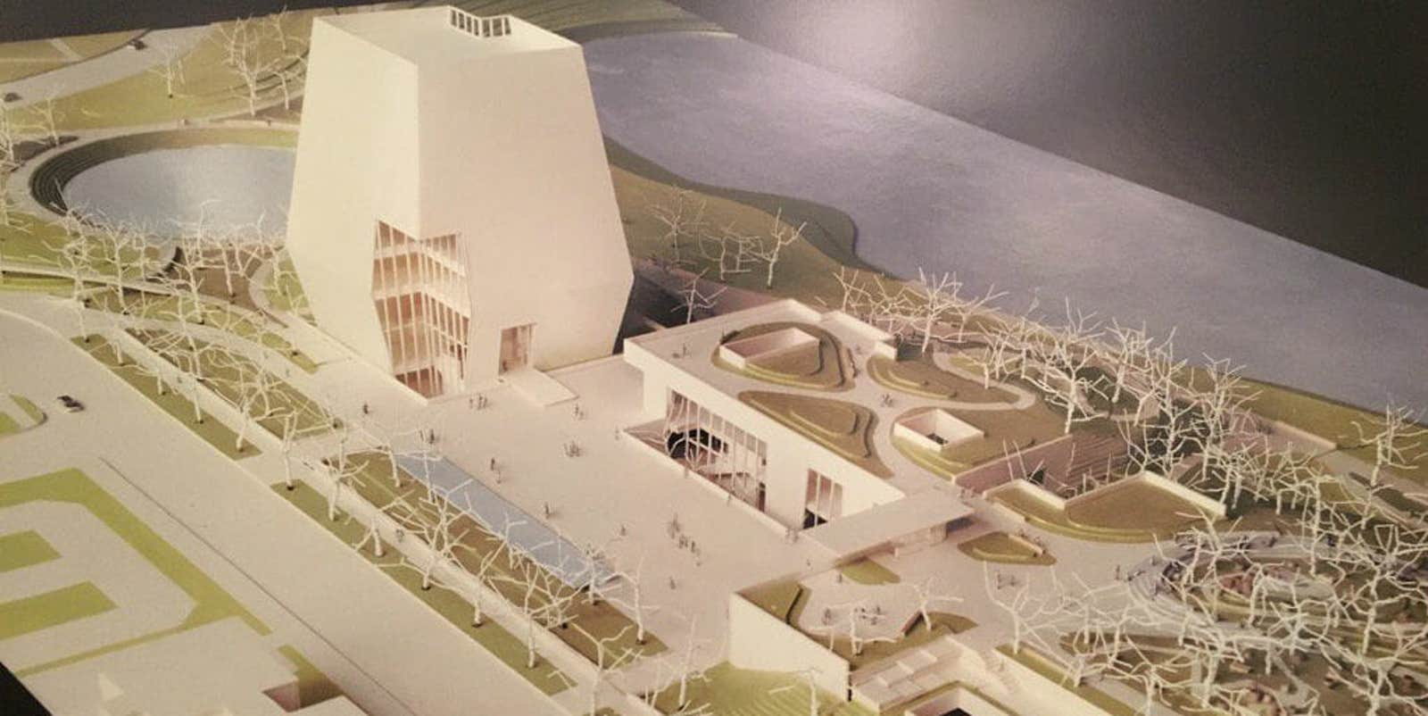 Obama unveils design for $500 million presidential library