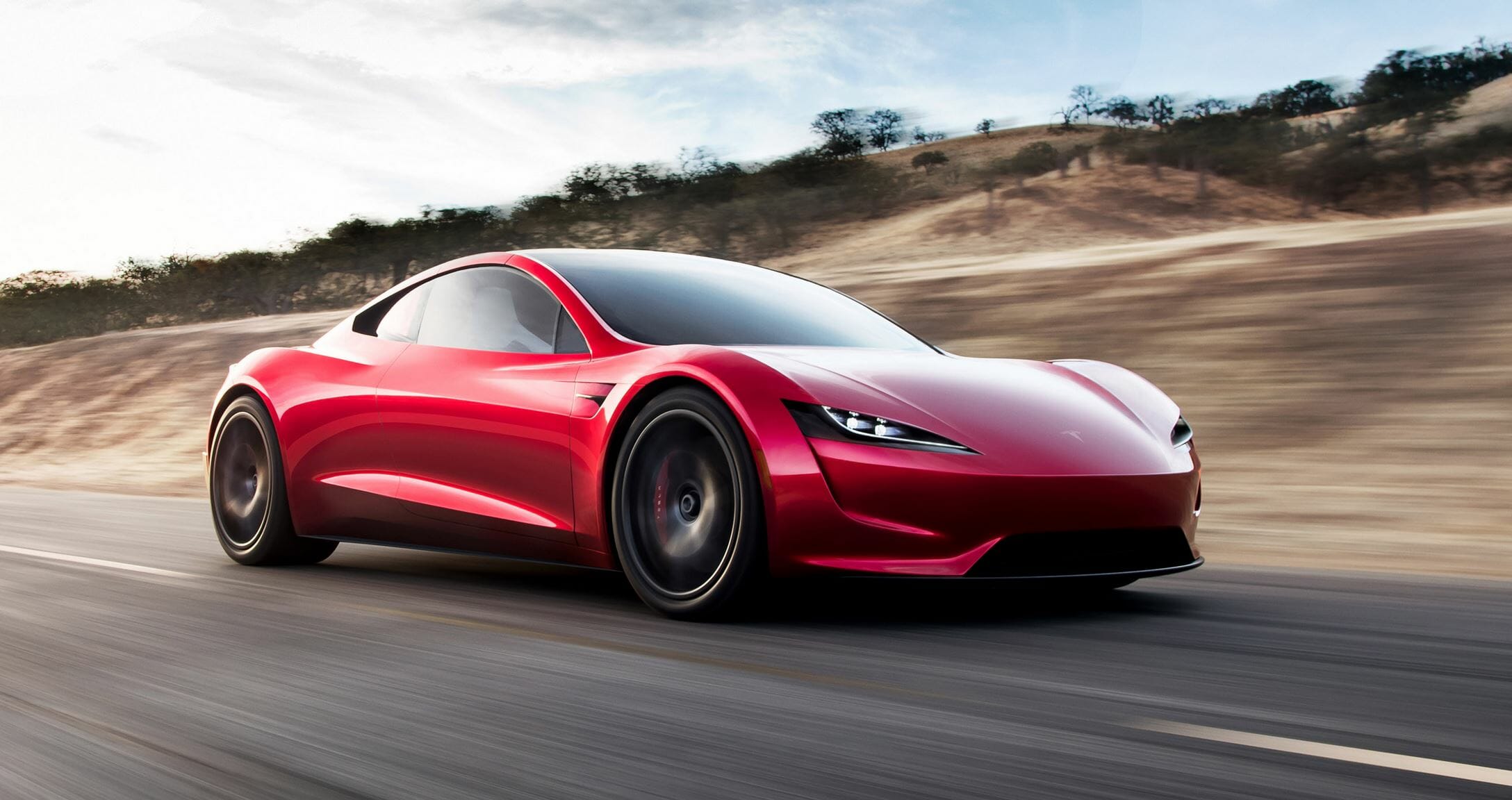 tesla roadster front