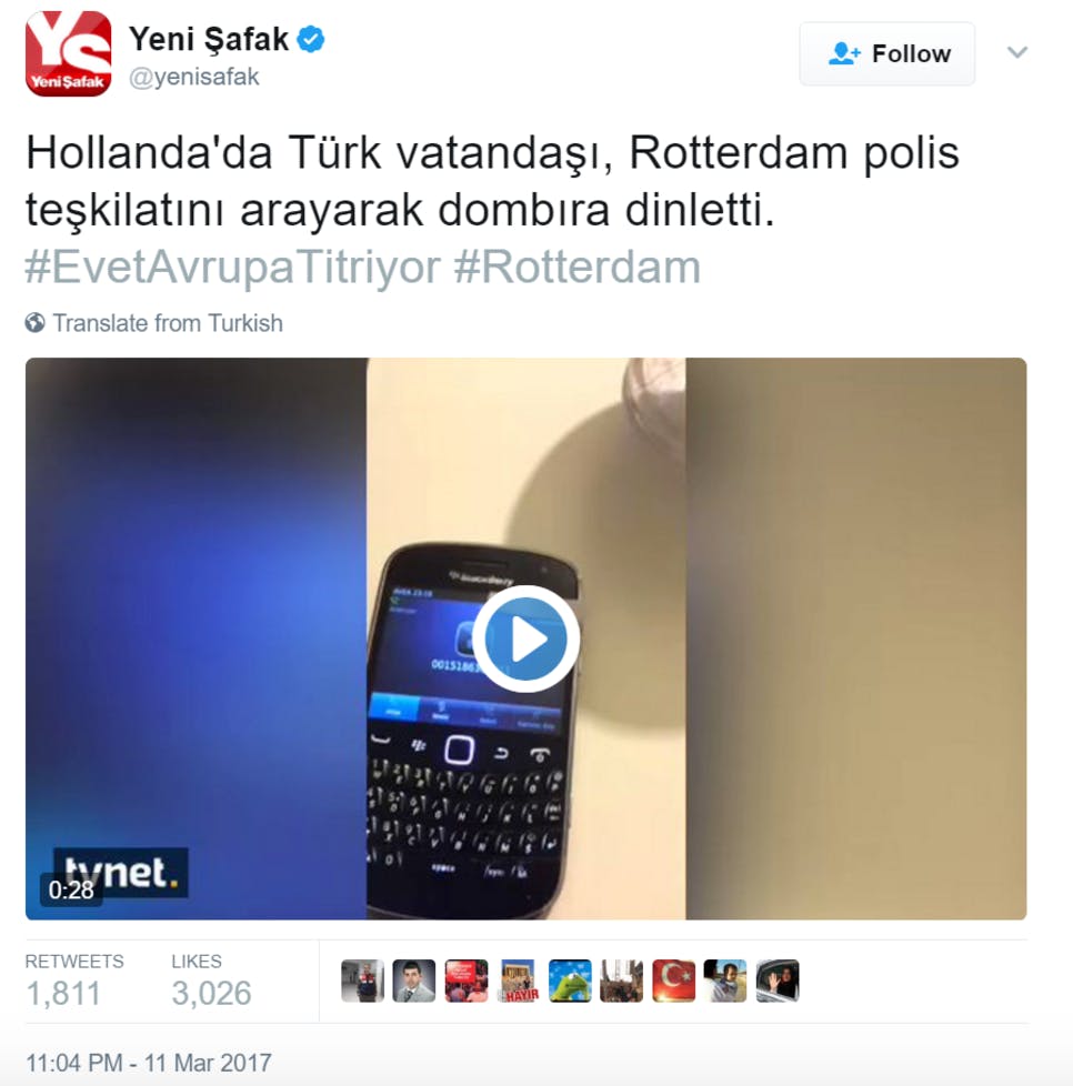 Pro Government Trolls in Turkey Wrong Number