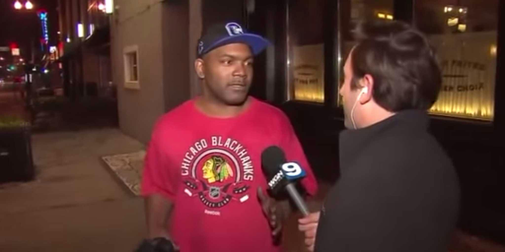 Blackhawks Fan Gives Reporter The Best Quote About His Team Winning The 