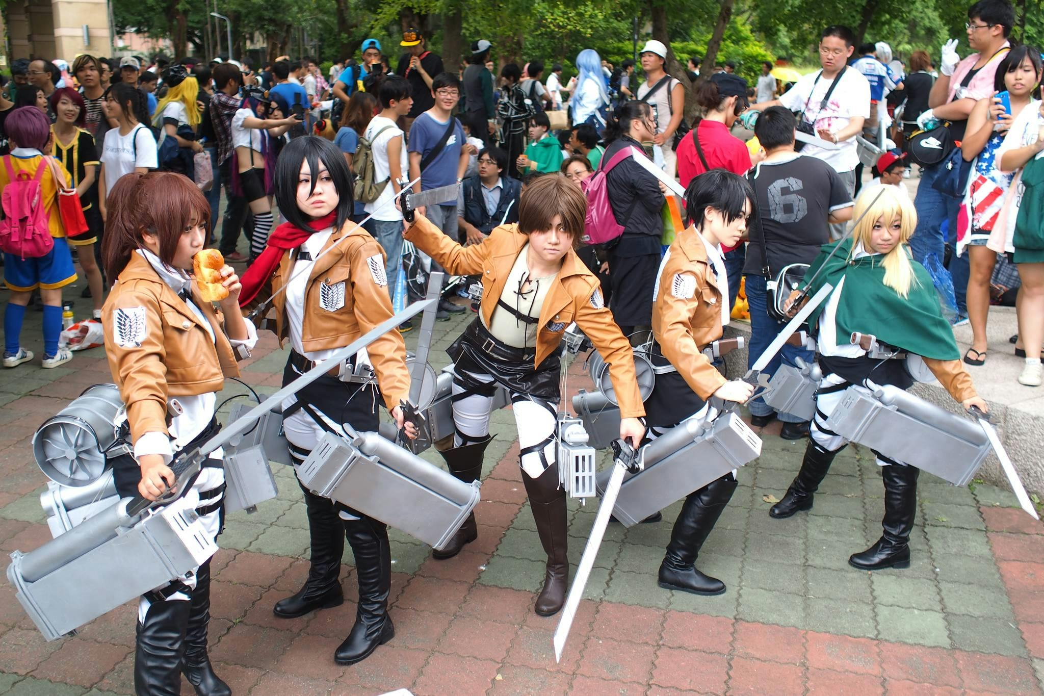 'Attack on Titan' and 'Evangelion' Are Getting Rides at Japan's
