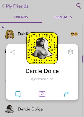 Porn on Snapchat : Darcie Dolce