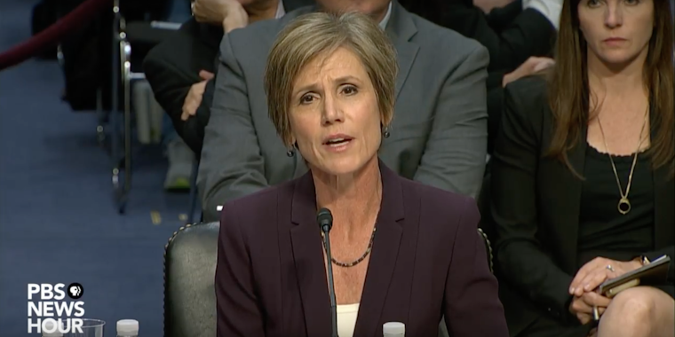 Sally Yates Testifies Before Senate Judiciary Subcommittee