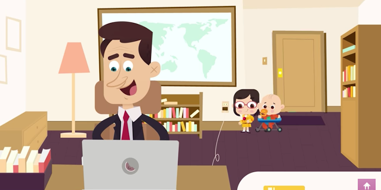 bbc dad kids animated short: cartoon versions of robert kelly's kids solve crime