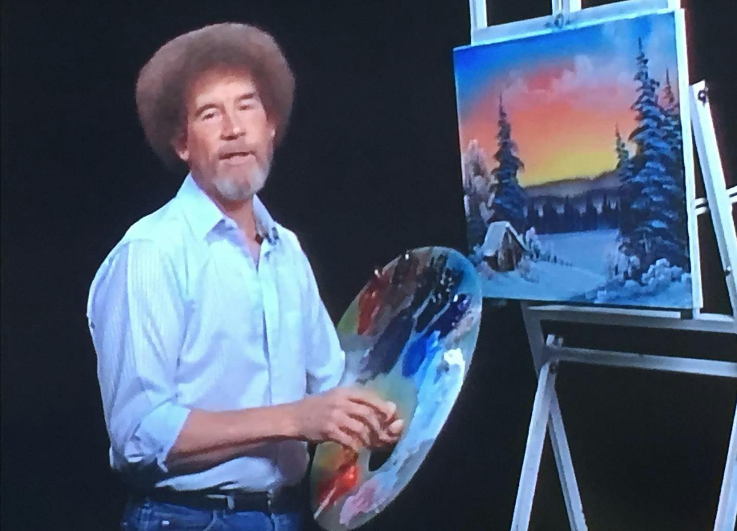 I binge-watched 8 hours of Bob Ross and all I got was this lousy ...