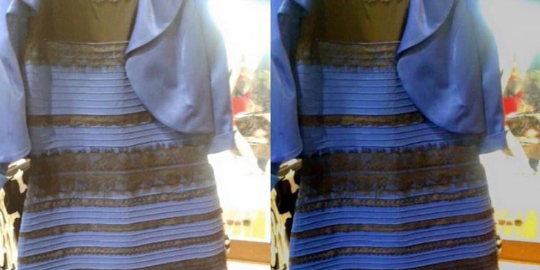 the dress - blue and black or white and gold