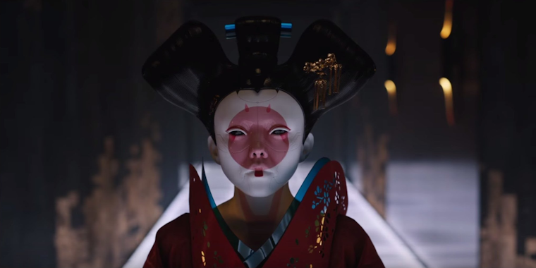 geisha bot Ghost in the Shell