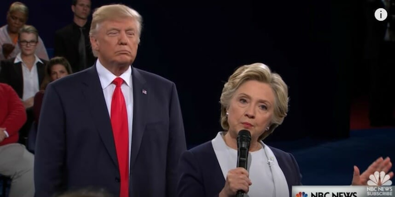 Hillary Clinton Donald Trump second debate