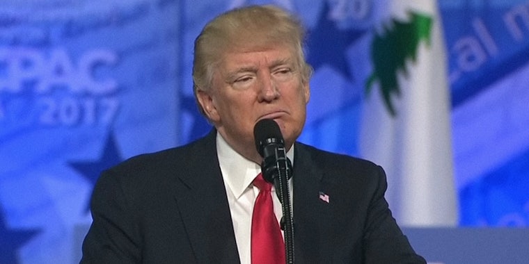 Donald Trump at CPAC 2017
