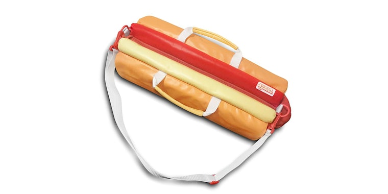 hot dog duffel bag