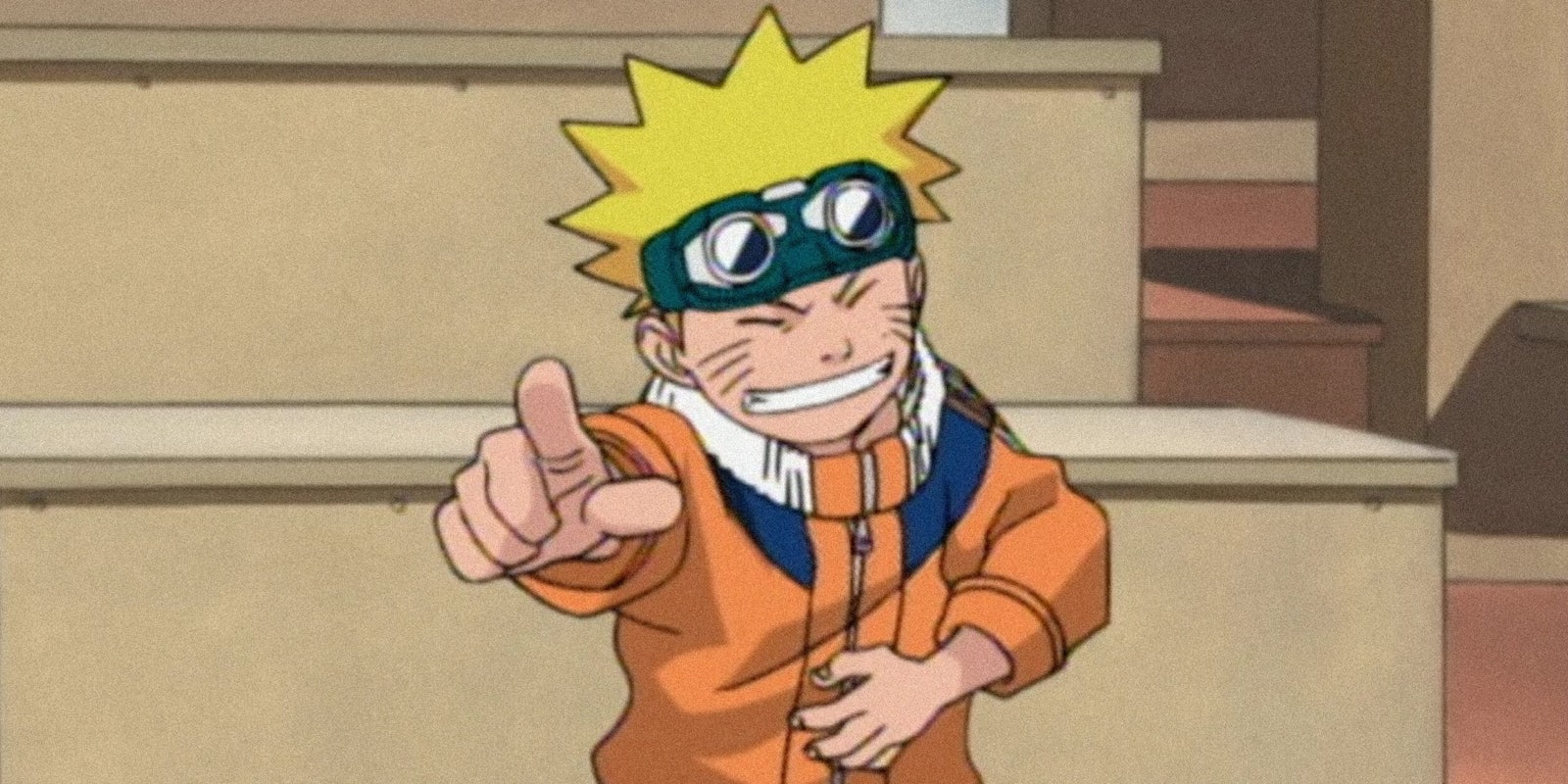 best anime on crunchyroll : Naruto, pointing and laughing