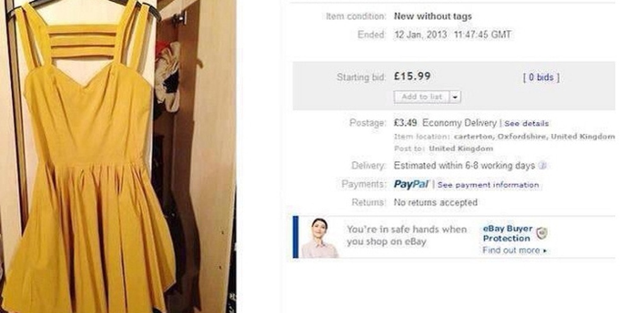 Woman’s eBay auction goes viral after she accidentally includes naked
