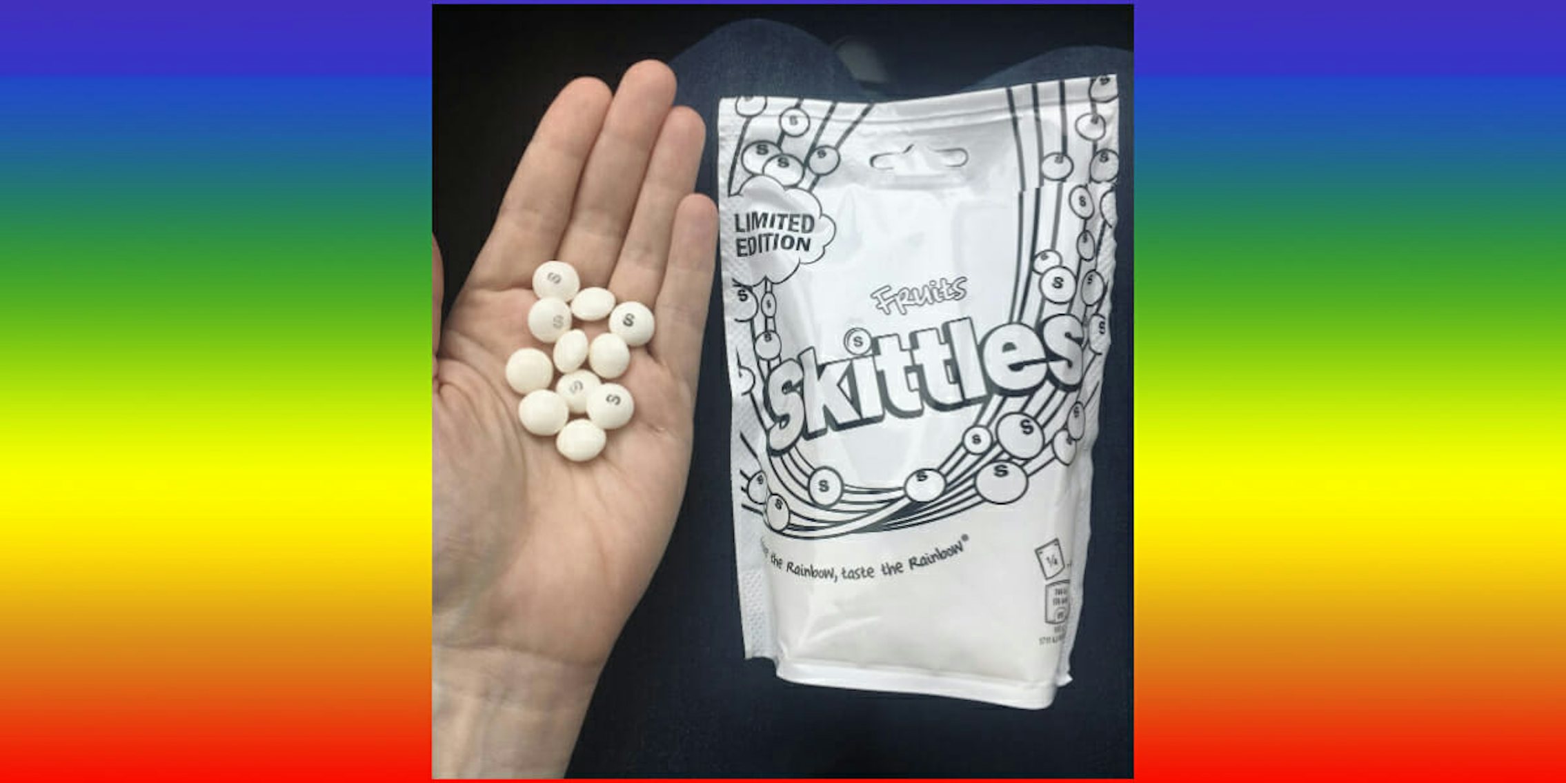 Mars Releases LimitedEdition White Skittles for LGBTQ Pride Month