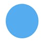Snapchat Trophies: Blue Circle