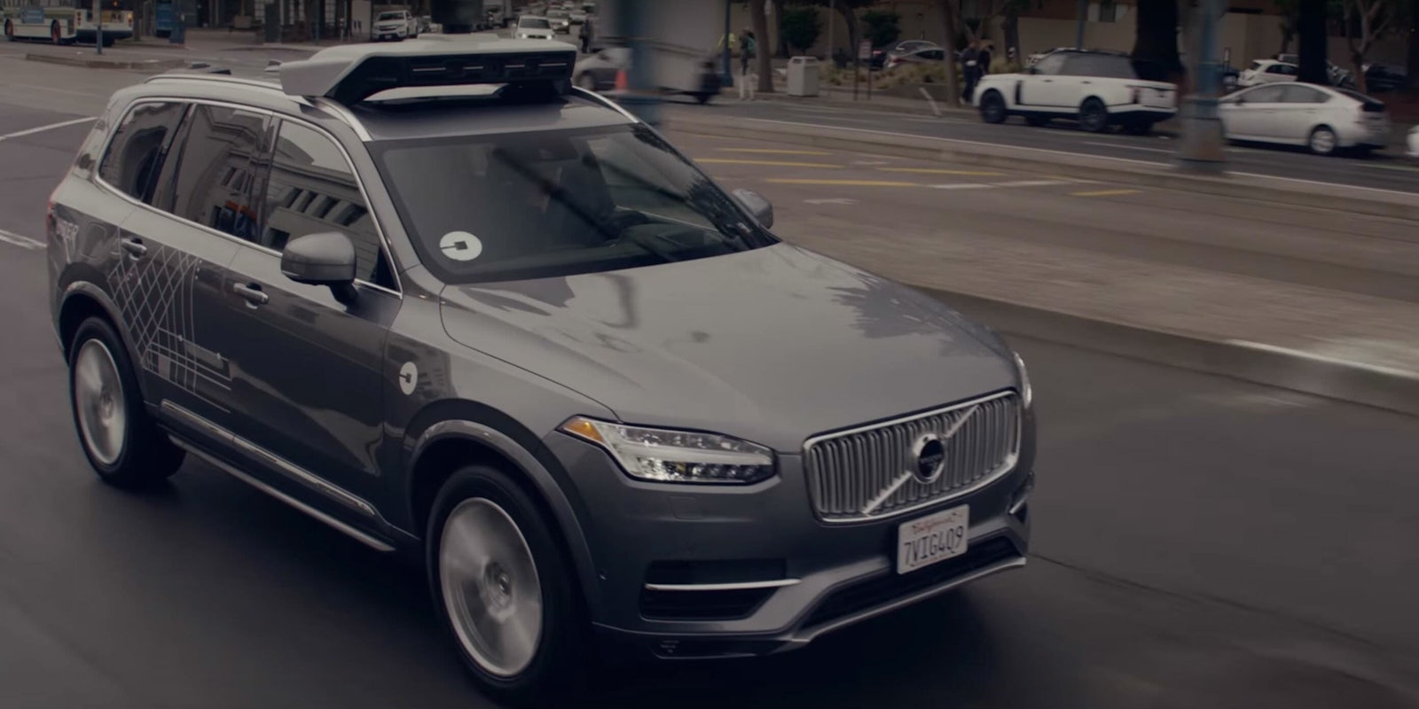 uber volvo self-driving autonomous car