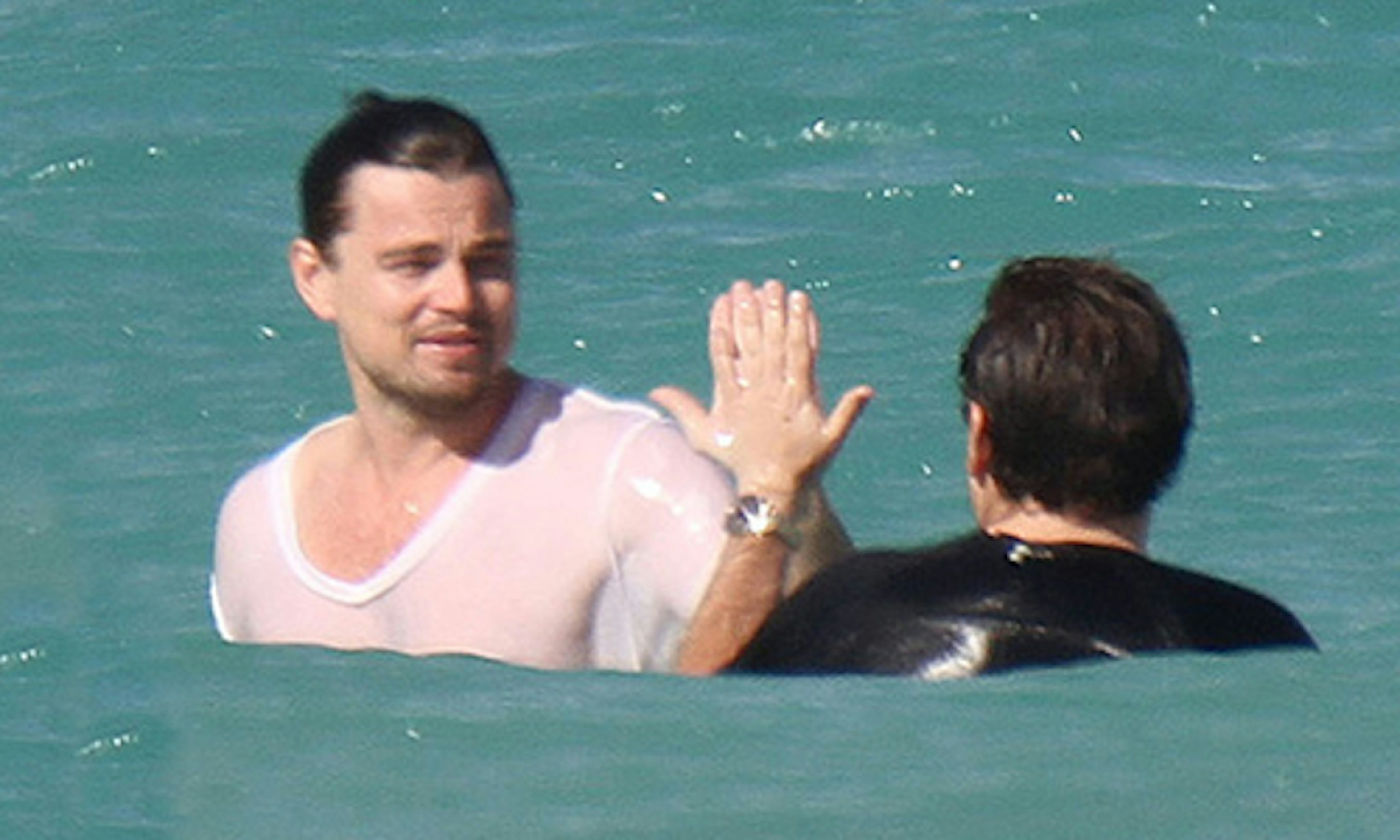 Leo Dicaprio And Jonah Hill High Five For Boobs The Daily Dot 