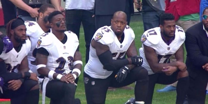 NFL national anthem protests