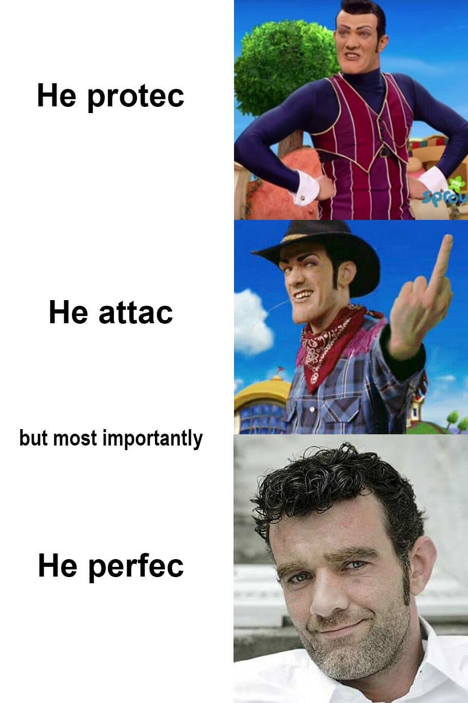 stefan karl robbie rotten protec attac meme