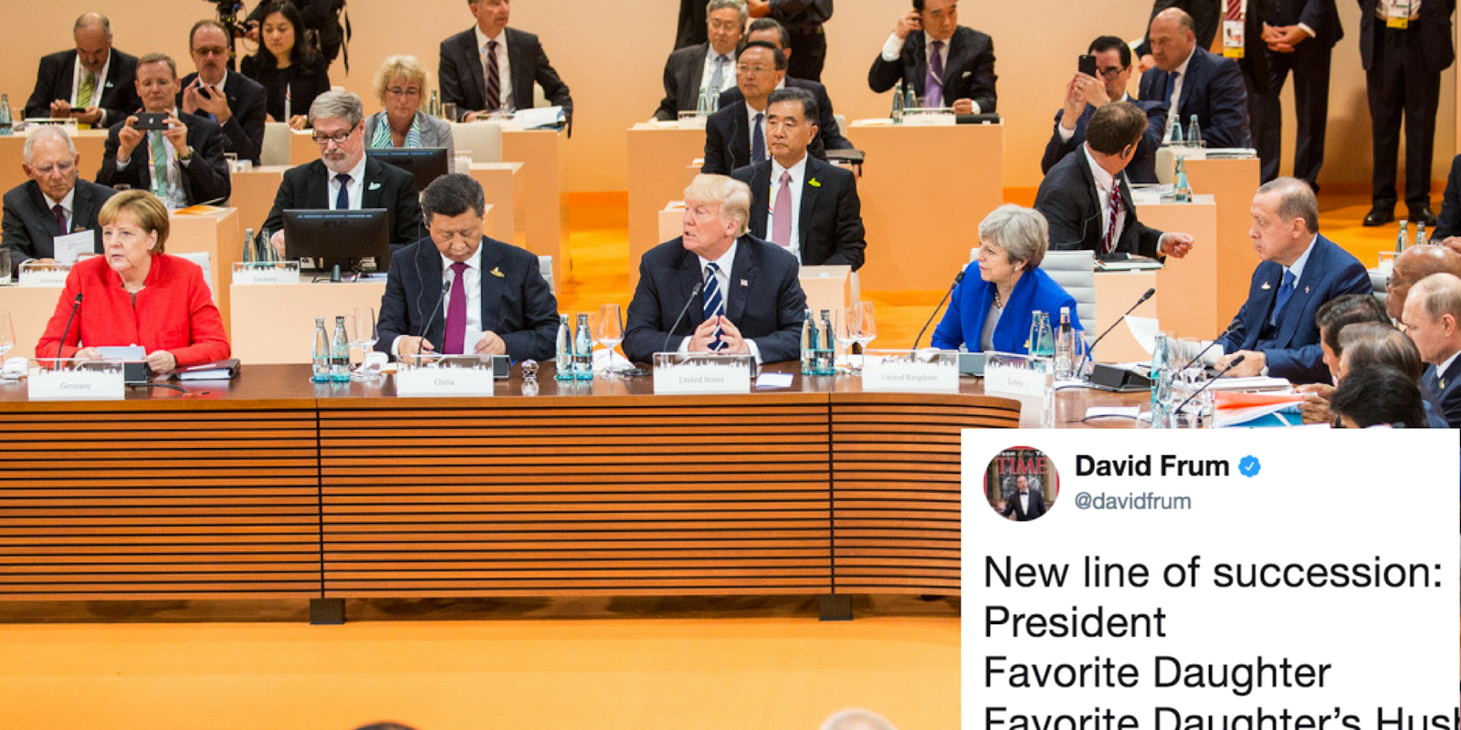 President Donald Trump at the G20 Summit