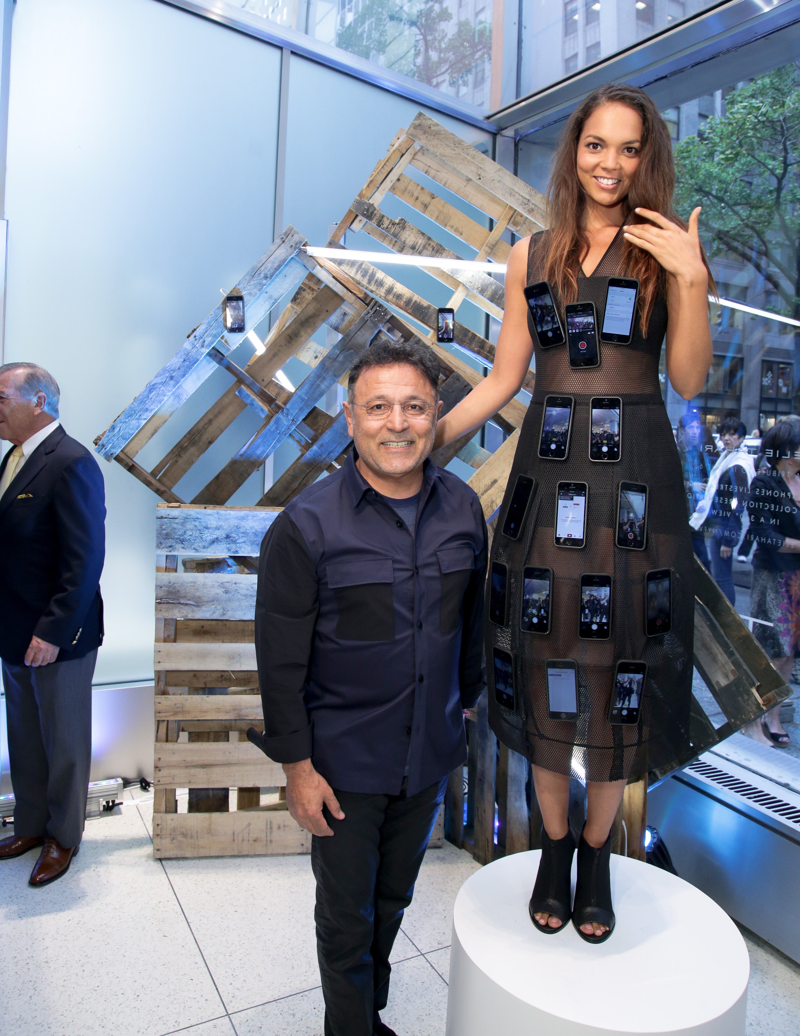 This New York Fashion Week dress is made with 50 iPhones