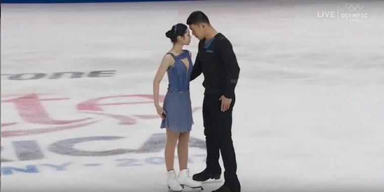 Chinese Olympic Skaters Compete With 'Star Wars' Music