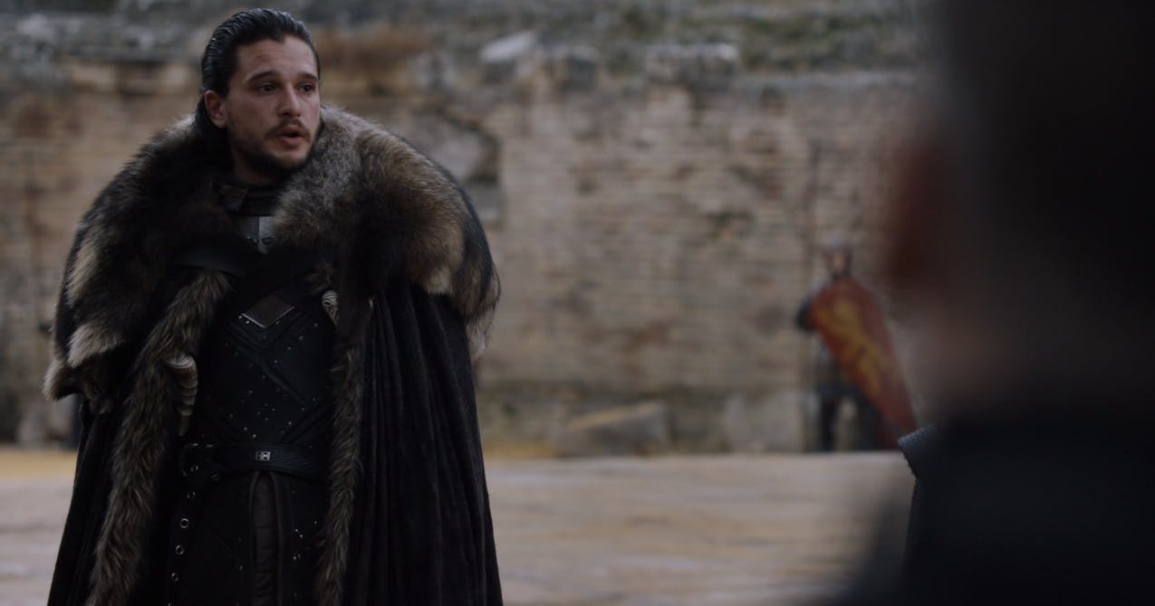 Jon Snow : game of thrones season 7 finale