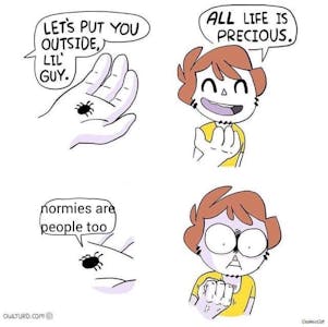 normies are people too spider comic