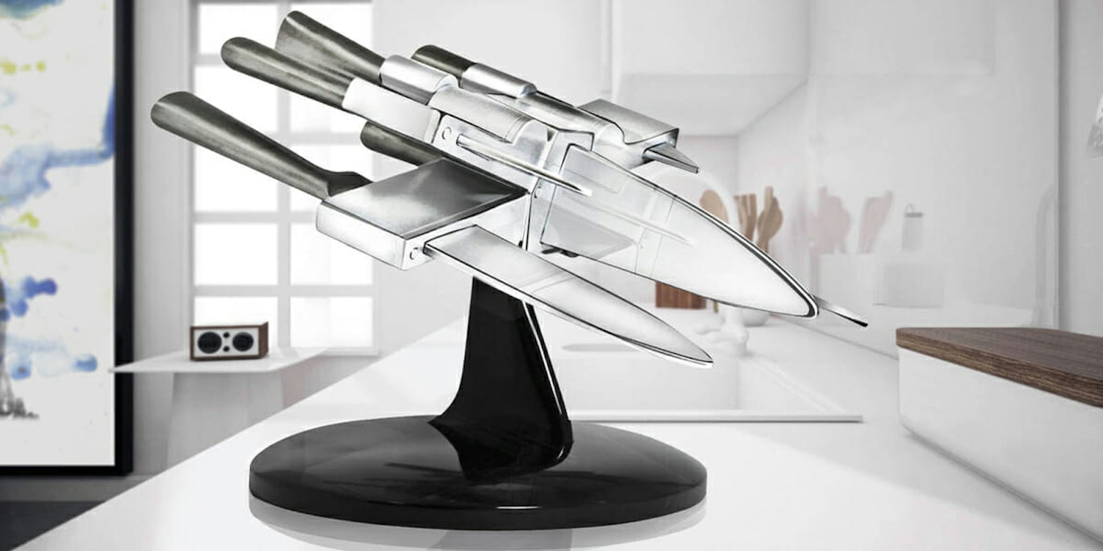 star wars home accessories xwing knife block