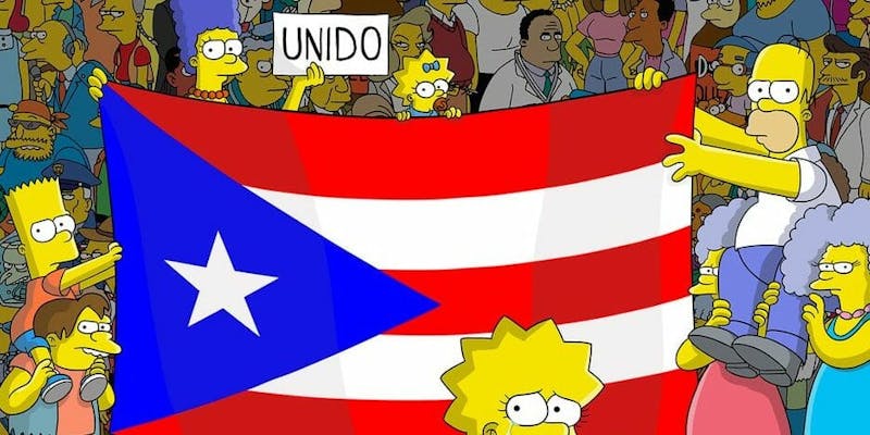 The Simpsons Premiere Got Political Last Night Made Plea For Puerto Rico 