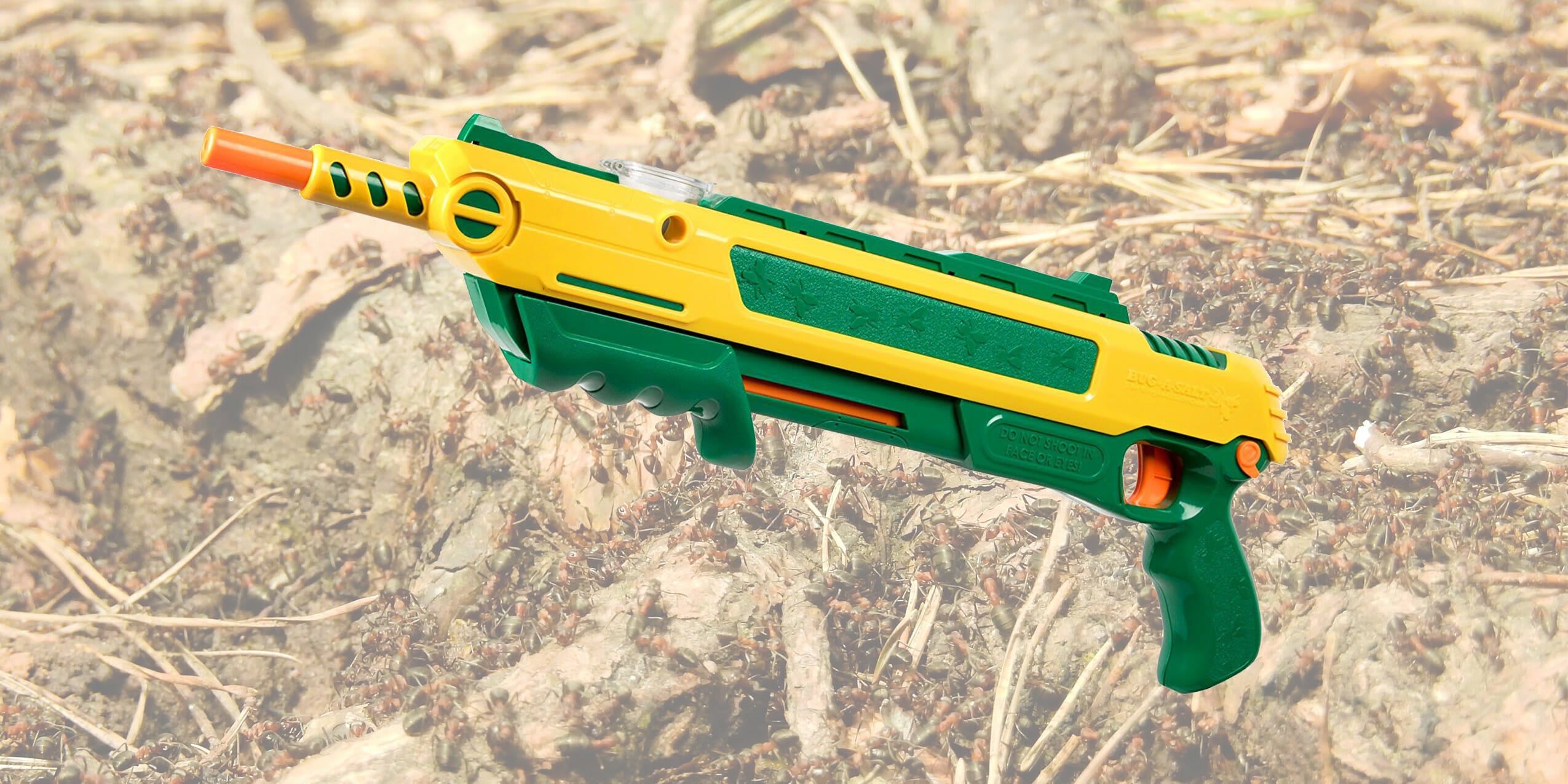 Kill all bugs dead with this fun and effective salt gun