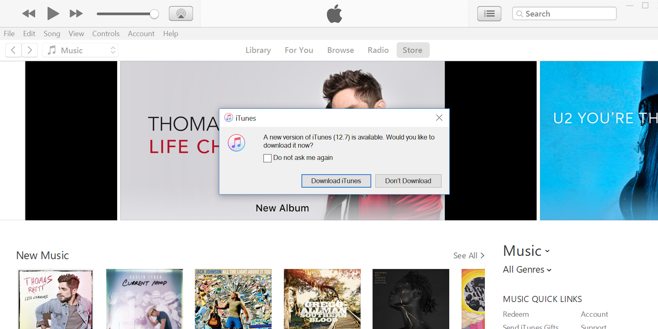 apple itunes 12.7 update app store removal