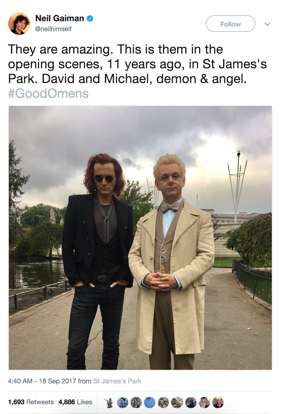 good omens cast photo