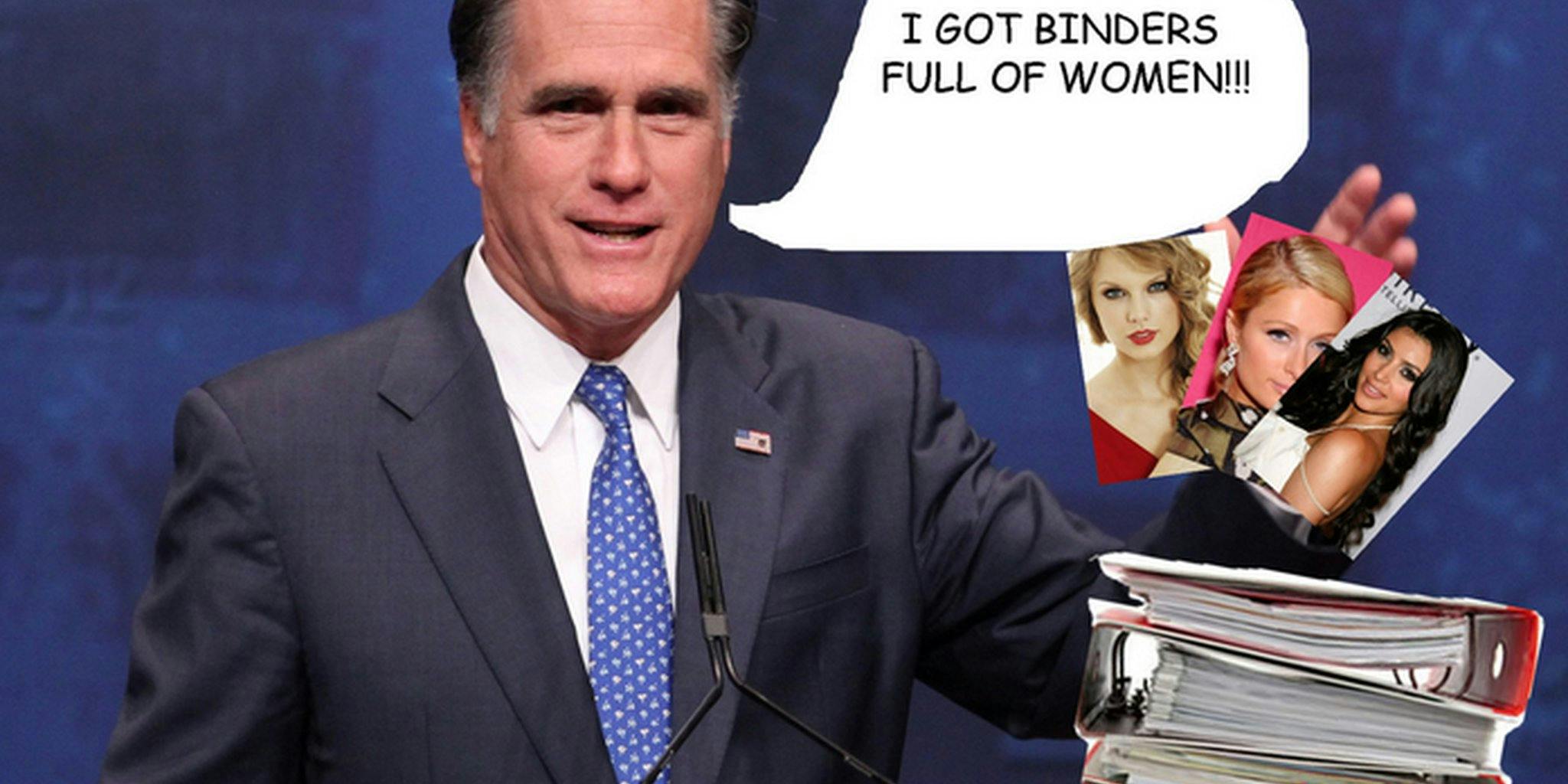 A Quick Flip Through Mitt Romneys Binders Full Of Women The Daily Dot