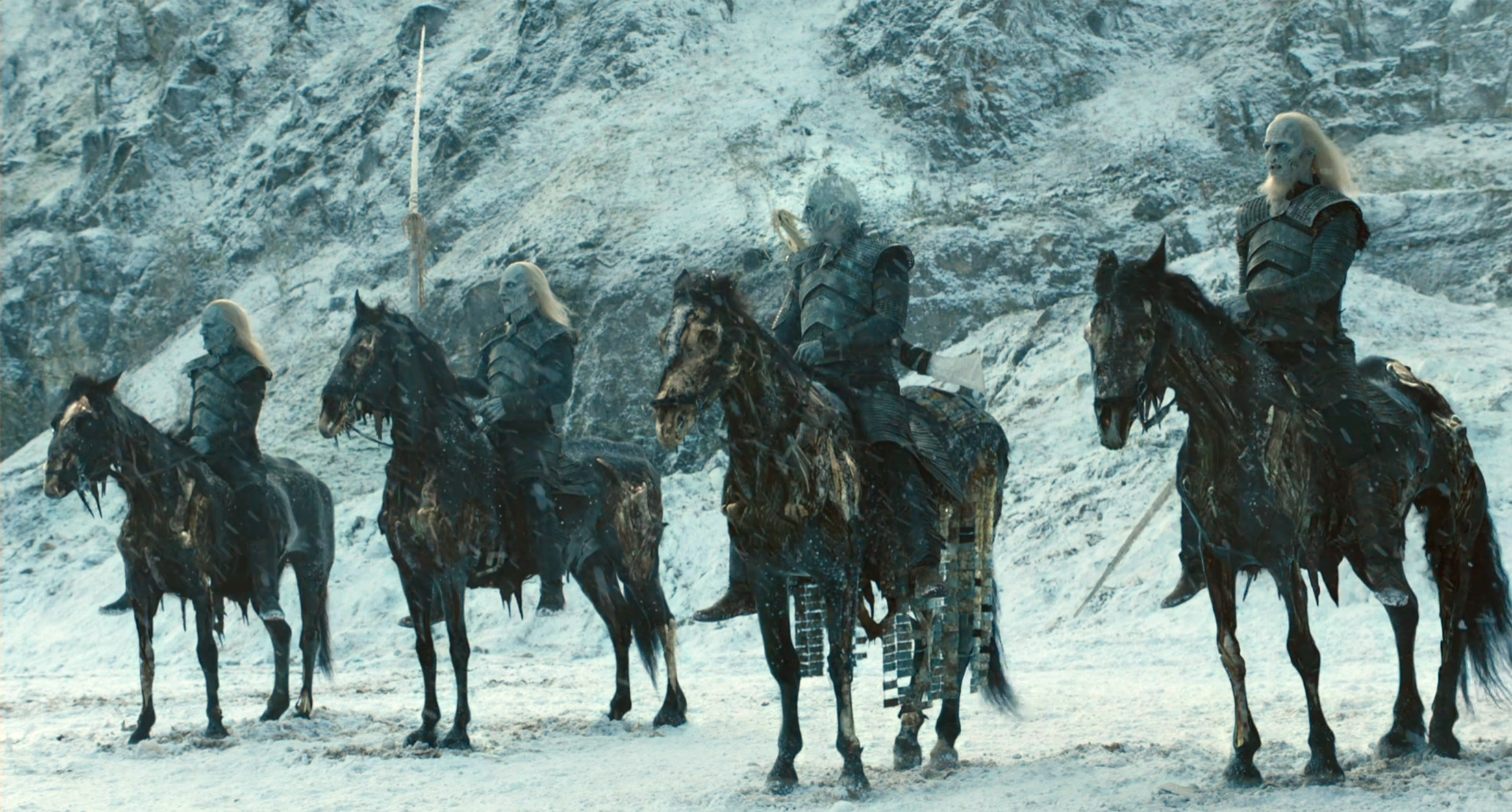 white walkers horses