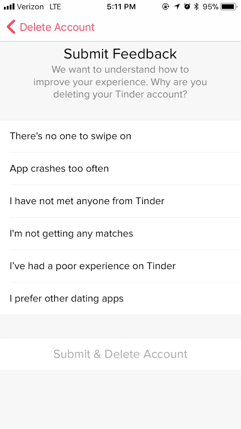 Delete can tinder you How to