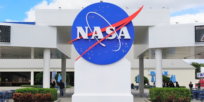 NASA Logo at Kennedy Space Center